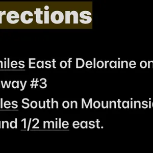 Directions