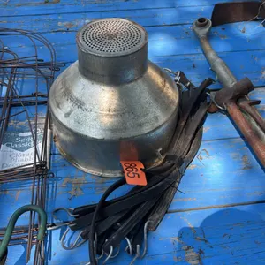 Milk strainer, tie downs