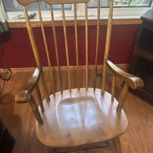 Oak rocking chair