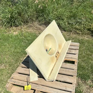 Used bathroom sink