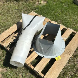 Poly and metal grain spouts