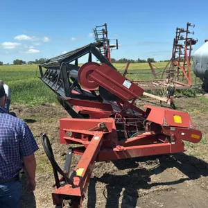 30’ case IH pull type swather