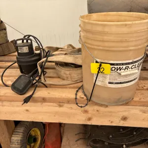 Utility pump & part roll of hose