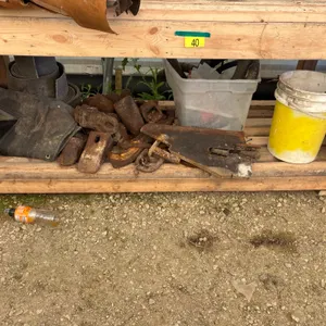 Assortment of bucket teeth & belting