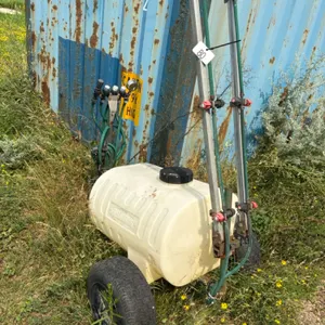 Pull type yard sprayer