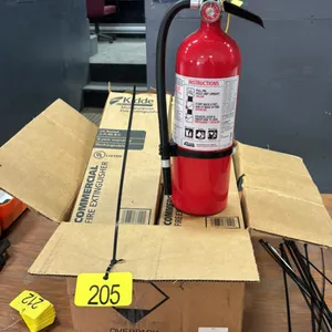 4- New fire extinguishers