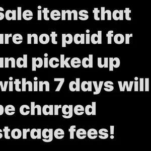 Storage Fees