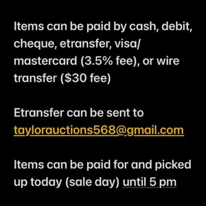 Payment & Pick Up