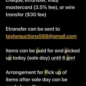 Payment & Pick Up