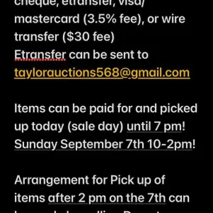 Payment & Pick up
