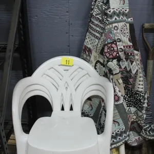 3 - LAWN CHAIRS, PATIO UMBRELLA