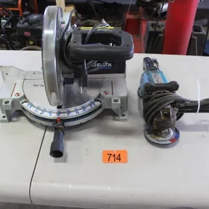 DELTA MITRE SAW, MAKITA GRINDER (NOT WORKING)