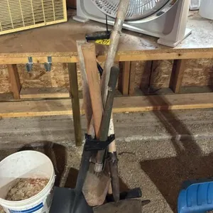 Assorted picks and spades