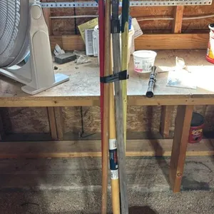 Assorted snow shovels