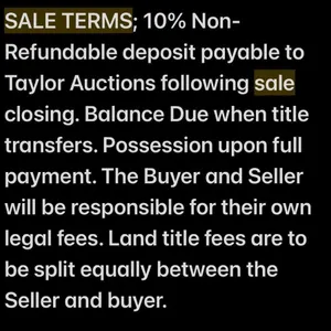 Sale Terms