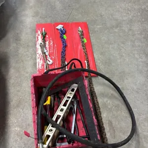 2 chains, 1 boomer, assorted shop tools.