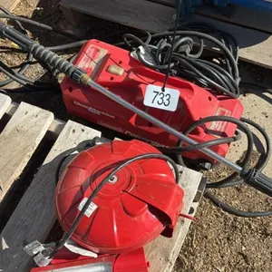 Coleman electric pressure washer, shop light