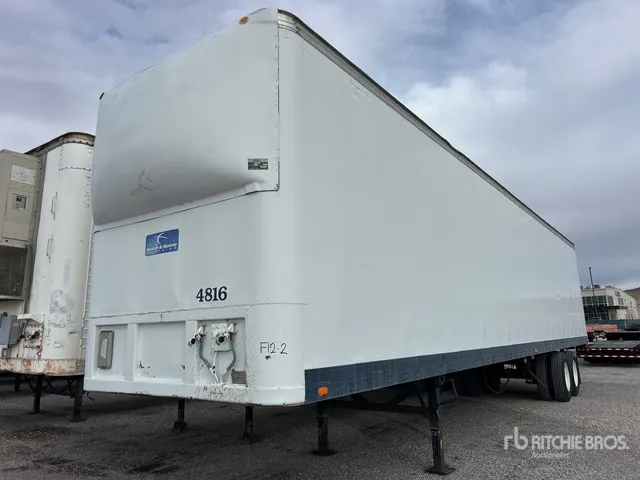 1987 Fruehauf FBX-F2-48 48 ft x 102 in T/A Van Trailer