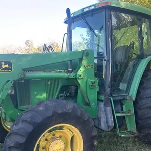 1996 JD 6200 FWA w/ 640 loader and smooth bucket