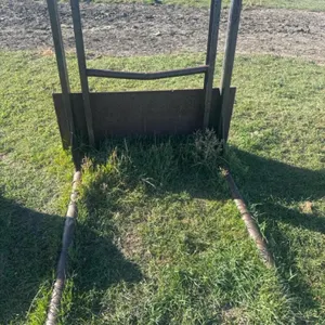 Skid steer mount bale fork