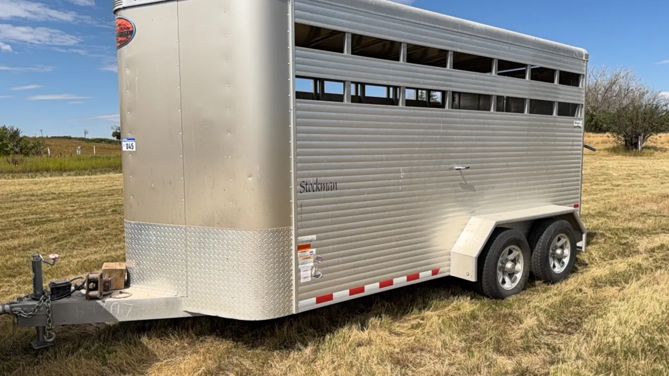 2016 Sundowner Stockman T/A Bumper Pull Stock Trailer; SN.13SKK1623H1KB4797