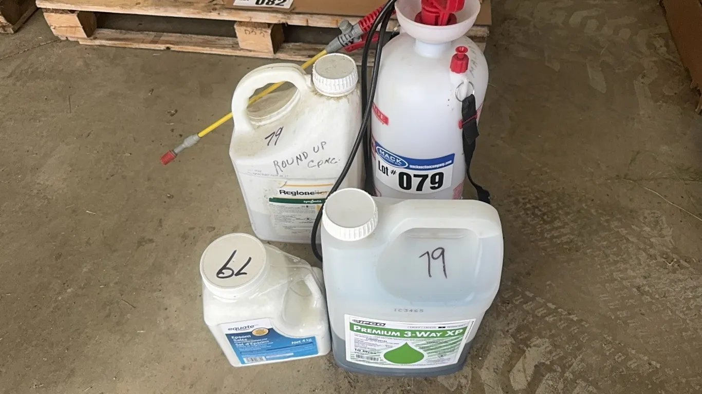 Hand Sprayer, Round-Up, Epsom Salts, Premium 3-Way XP Chemical