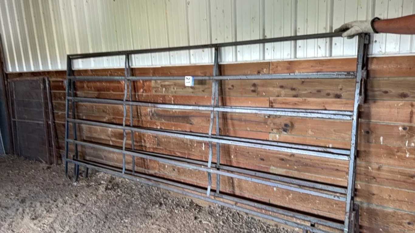 (2) 12Ft Square Tubing Corral Panels