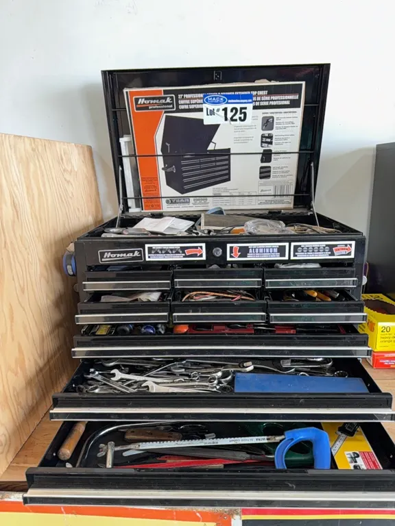 Homak 27" Professional Tool Chest & Tools