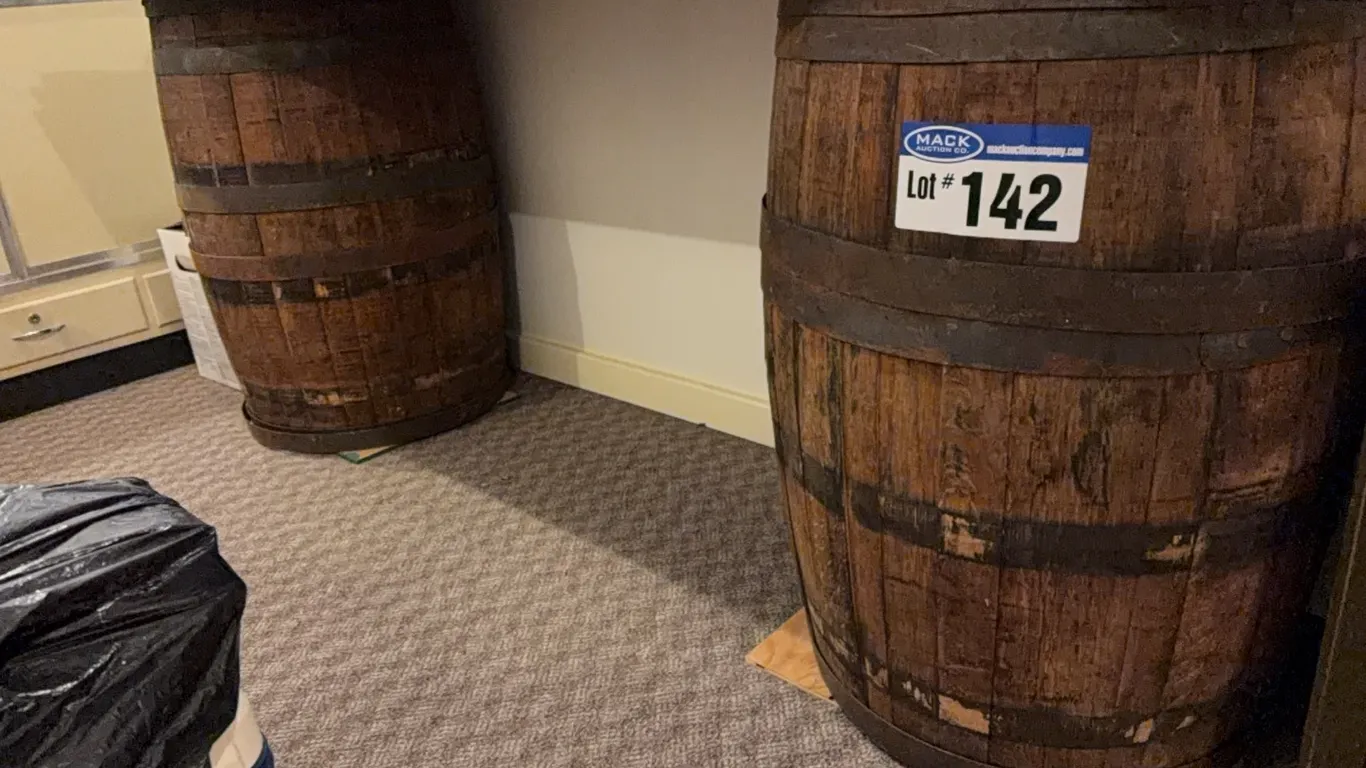 (2) Oak Whiskey Barrels