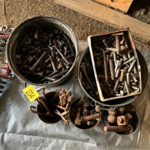 Assortment of pins and bolts
