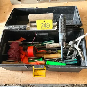 Assortment of screwdrivers and wire