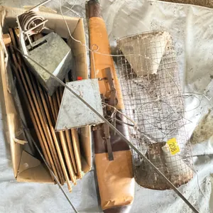 Traps, muskrat trap, gun case, mink trap