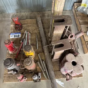 Pallet Lot; Hydraulic Bottle Jacks, Jack Stops, Floor Jack