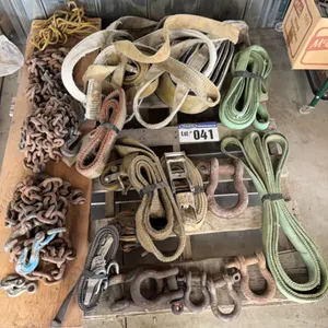 Pallet Lot; Slings, Chains, Ratchet Straps, Shackles