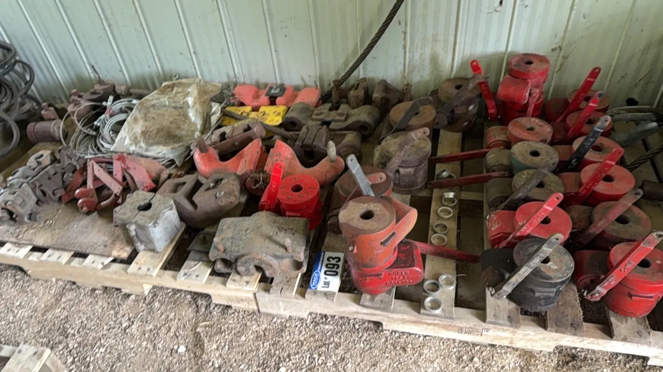 Pallet Lot; Pumpjack Jack Stops, Rod Holders