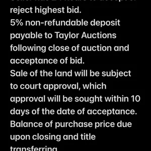 Sale Terms