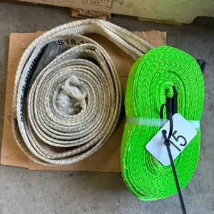 2- tow straps (1 new, 1 used)