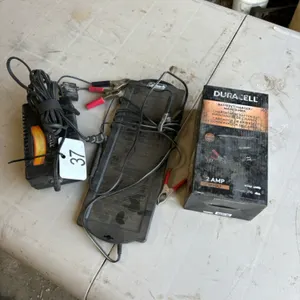 2- battery charger, 1- solar panel