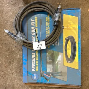 New pressure washer hose and wand