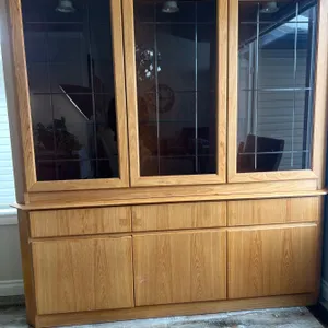 Two Piece China Cabinet