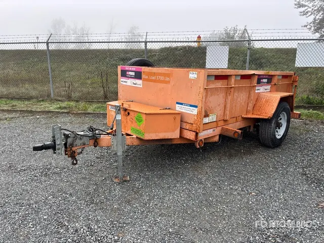 2018 Miska 58 8 ft 6 in S/A Dump Utility Trailer