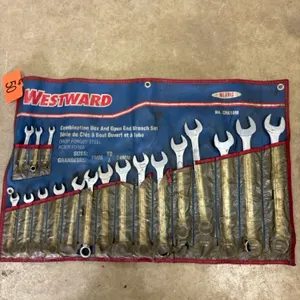 Set of metric wrenches, 7mm to 24 mm