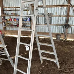 Aluminum Adjustable Step Ladder