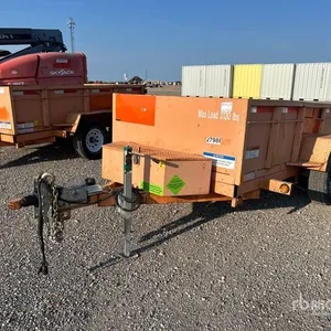 2019 Miska MD 58 8 ft S/A Dump Utility Trailer