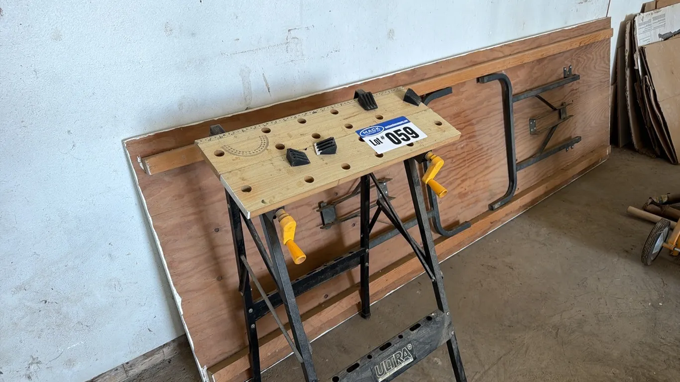 Workmate Bench, 8Ft Folding Wood Table
