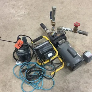 Sump pump/ jacuzzi pump/ shop light