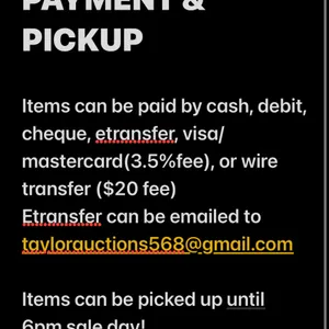 Payment & Pick up
