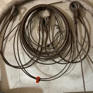 Assortment of large cable with tow hooks