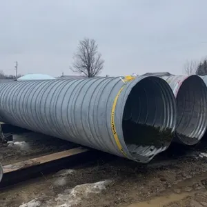 (5) 54IN X 23FT GALVANIZED CULVERT