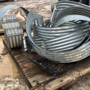 VARIOUS GALVANIZED CULVERT CONNECTORS